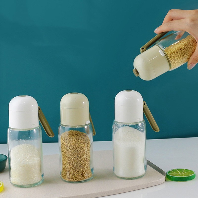 Measured Glass Salt Dispenser