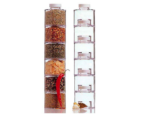 Stackable Clear Seasoning Jar - Image 3