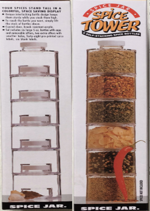 Stackable Clear Seasoning Jar - Image 4