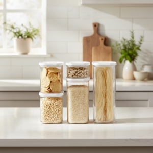 5 Piece Storage Set - Airtight Kitchen Canisters