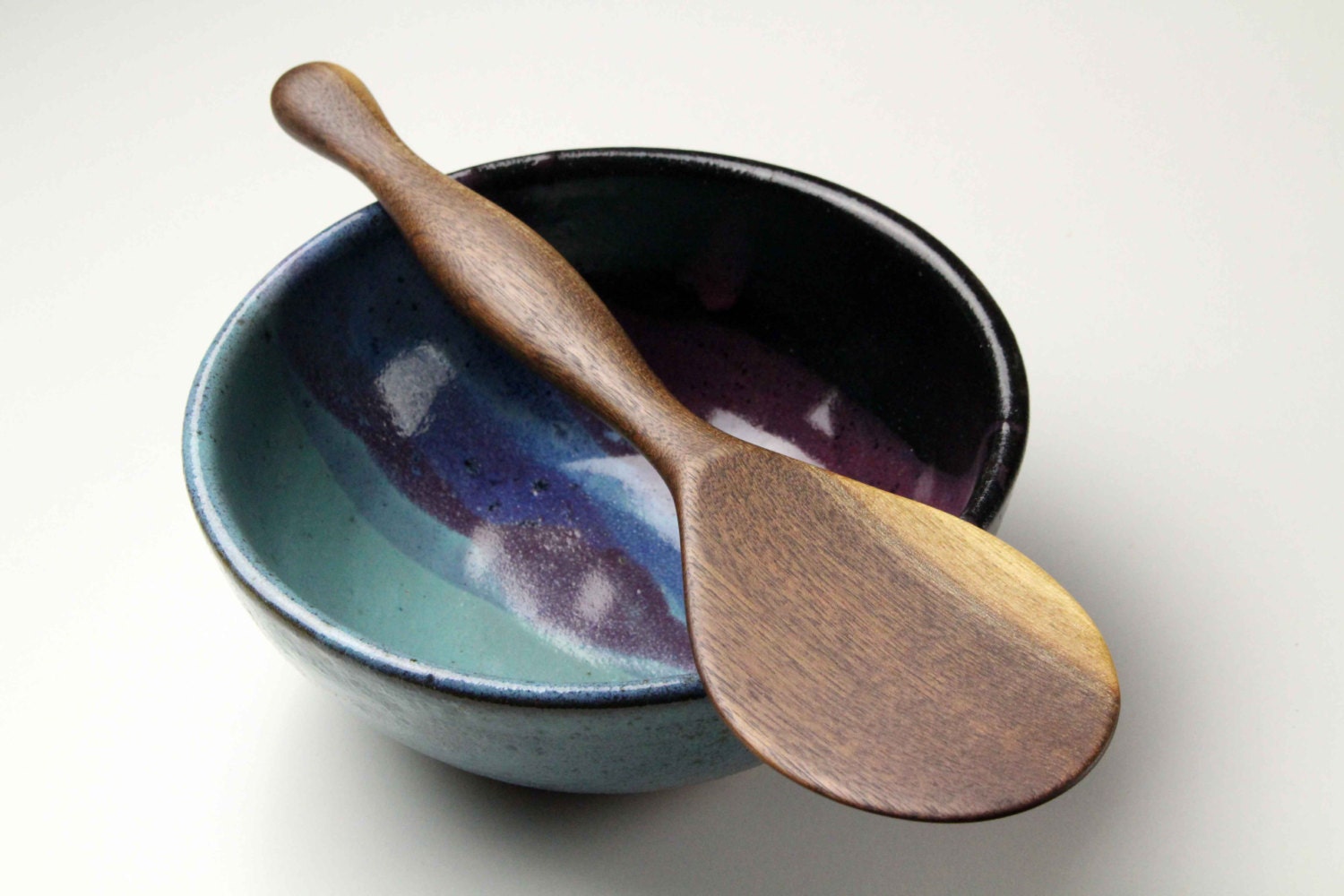 Heavy-Duty Wooden Spurtle and Dough Paddle